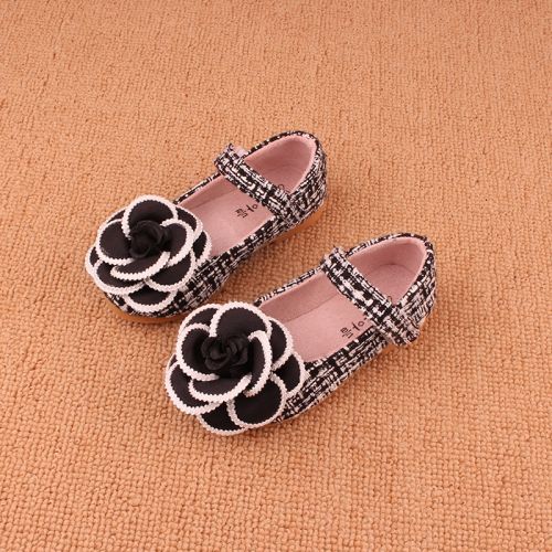 Chaussures enfants ronde pour printemps - semelle caoutchouc antidérapant Ref 984498