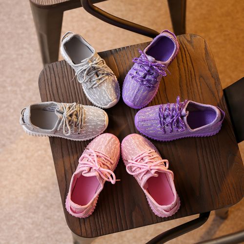 Chaussures enfants en PU ronde - semelle caoutchouc Ref 984500