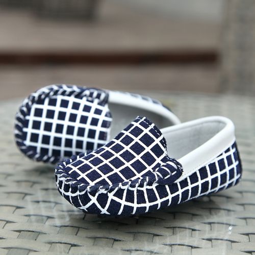 Chaussures enfants en cuir tête carrée pour Toute saison - semelle caoutchouc Ref 984527