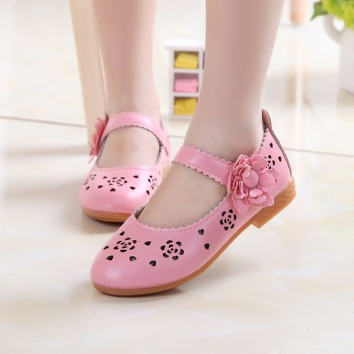 Chaussures enfants en similicuir ronde pour printemps - semelle caoutchouc Ref 984566