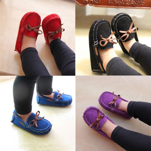 Chaussures enfants en de vache, Nubuck, - semelle caoutchouc antidérapant Ref 984580