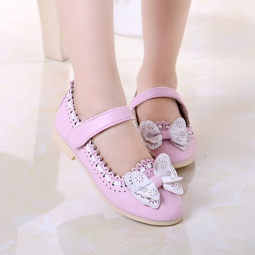 Chaussures enfants en PU ronde pour printemps - semelle caoutchouc antidérapant Ref 984589