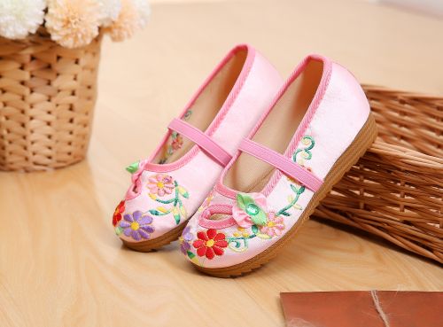 Chaussures enfants en tissu coton pour été - Ref 1046940