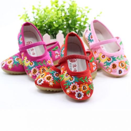Chaussures enfants en tissu satin pour printemps - semelle caoutchouc Ref 1047107
