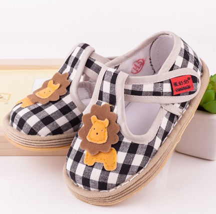 Chaussures enfants en tissu coton pour printemps - Ref 1047216