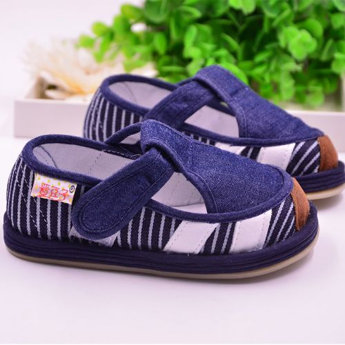 Chaussures enfants en tissu coton pour printemps - semelle Ref 1047315