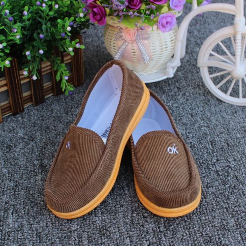 Chaussures enfants en tissu pour printemps - semelle caoutchouc Ref 1047349
