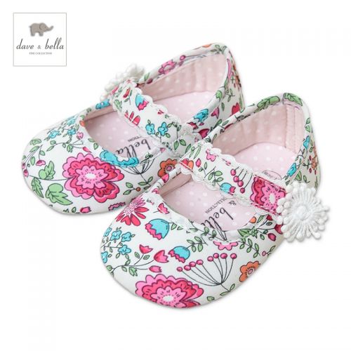 Chaussures enfants en tissu coton DAVEBELLA pour printemps - semelle caoutchouc Ref 1047450