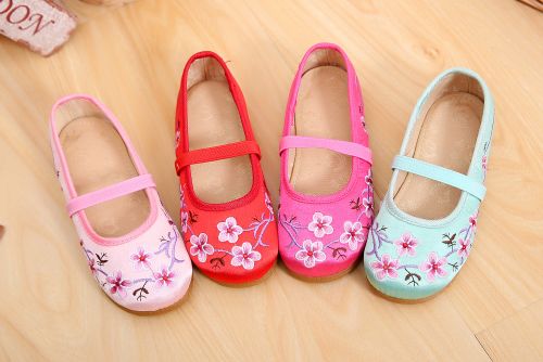 Chaussures enfants en tissu satin pour été - Ref 1047610