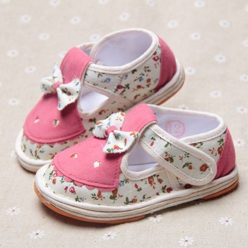 Chaussures enfants en tissu coton pour printemps - semelle Melaleuca Ref 1047617