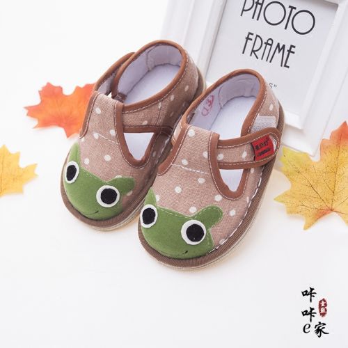 Chaussures enfants en tissu coton GRANDMA CUI pour printemps - semelle Melaleuca Ref 1047990