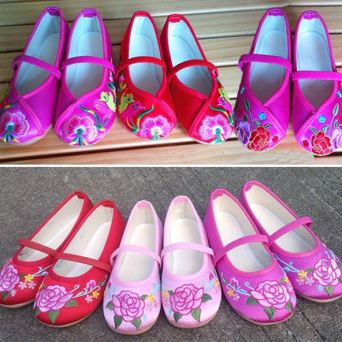 Chaussures enfants en tissu satin pour printemps - Ref 1048497
