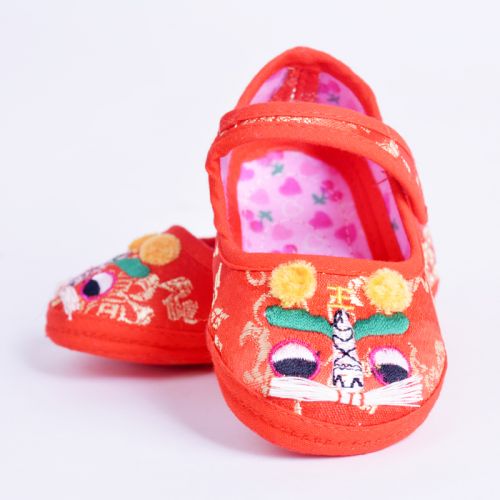 Chaussures enfants en tissu satin pour printemps - semelle coton Ref 1048575