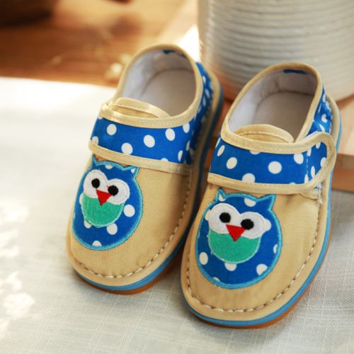 Chaussures enfants en tissu coton pour printemps - semelle Melaleuca Ref 1049103