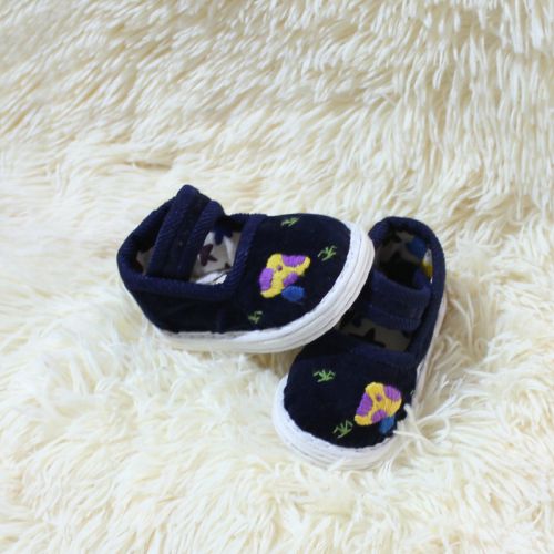 Chaussures enfants en tissu velours côtelé pour printemps - semelle Melaleuca Ref 1049190