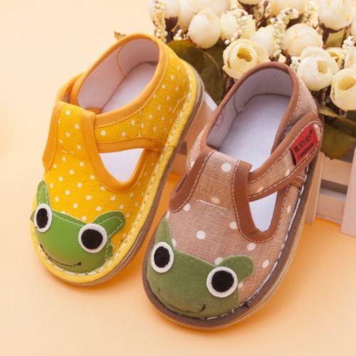 Chaussures enfants en tissu coton pour printemps - Ref 1049220