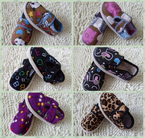 Chaussures enfants en tissu coton pour printemps - semelle Melaleuca Ref 1049473