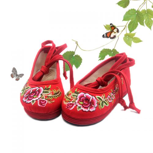 Chaussures enfants en tissu coton pour printemps - semelle Melaleuca Ref 1049503