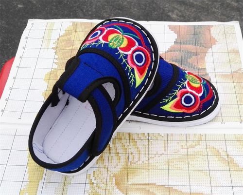 Chaussures enfants en tissu coton pour Toute saison - semelle Melaleuca Ref 1049765