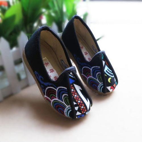 Chaussures enfants tissu en coton pour printemps - Ref 1047065