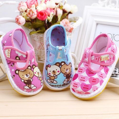 Chaussures enfants tissu en coton pour printemps - semelle Melaleuca Ref 1047463