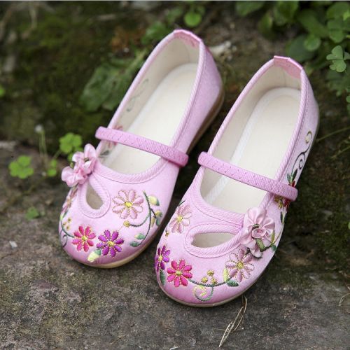 Chaussures enfants tissu en satin pour Toute saison - Ref 1048034