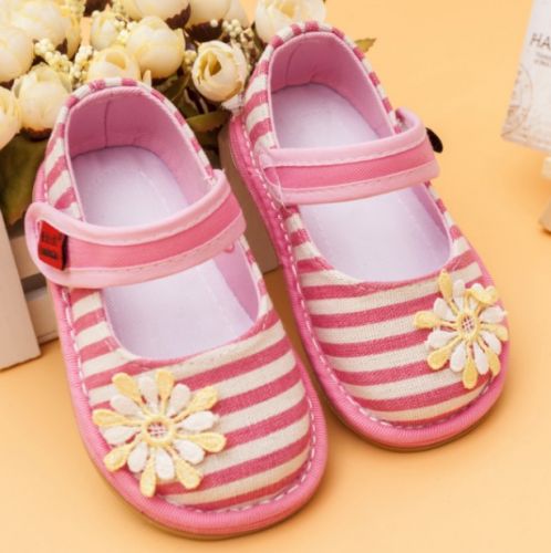 Chaussures enfants tissu en coton pour printemps - Ref 1048157