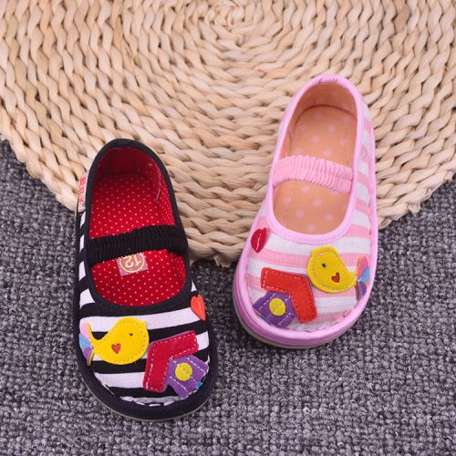 Chaussures enfants tissu en coton pour printemps - semelle Melaleuca Ref 1048714