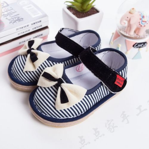 Chaussures enfants tissu en coton pour printemps - semelle Melaleuca Ref 1049070
