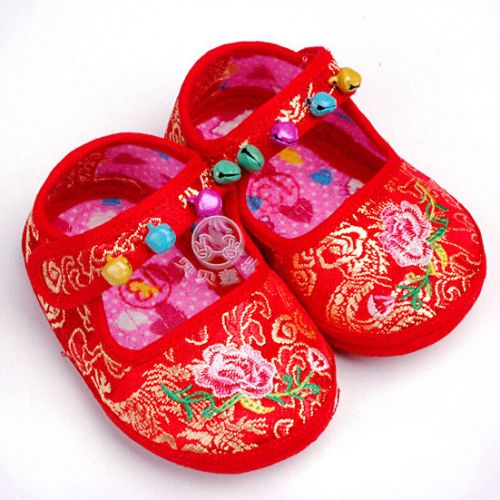 Chaussures enfants tissu en satin pour Toute saison - semelle coton Ref 1049080