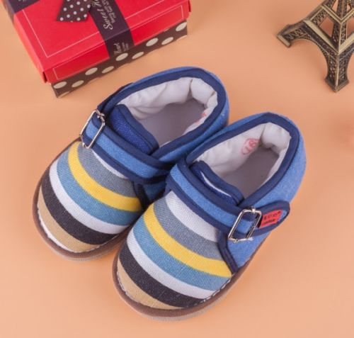 Chaussures enfants tissu en coton pour hiver - semelle Melaleuca Ref 1049253