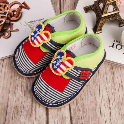 Chaussures enfants tissu en coton pour printemps - semelle Melaleuca Ref 1049388