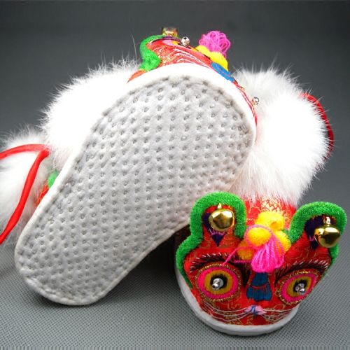 Chaussures enfants tissu en satin pour hiver - semelle Melaleuca Ref 1049845