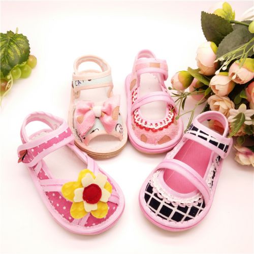 Chaussures enfants tissu en coton GRANDMA CUI pour été - semelle Melaleuca Ref 1049866