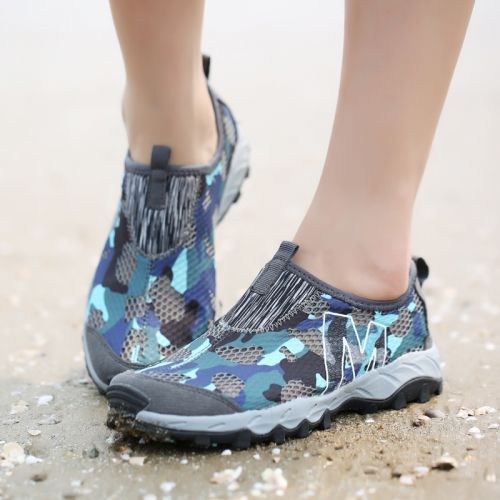 Chaussures étanches en Cuir + mesh - Ref 1060421