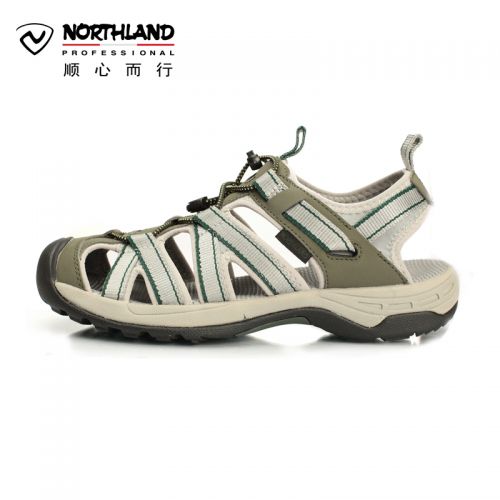 Chaussures étanches en Première couche de vache cuir nubuck + mesh NORTHLAND - Ref 1061143