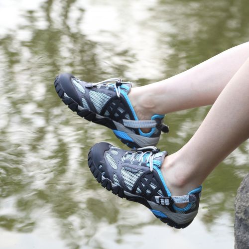 Chaussures étanches en Cuir + mesh QBIRDS - Ref 1061671