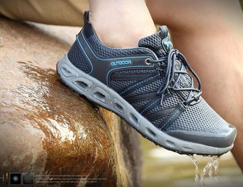 Chaussures étanches en pu + mesh - Ref 1062242
