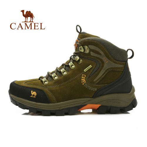 Chaussures étanches en daim CAMEL - Ref 1062602
