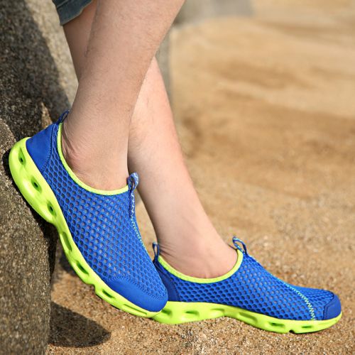 Chaussures étanches en Cuir + mesh - Ref 1062723