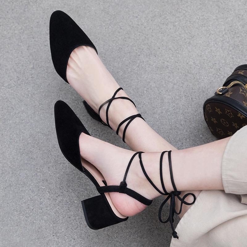 Chaussures été pour femme LANGUE DES FLEURS en Tendon de boeuf - Ref 3345234