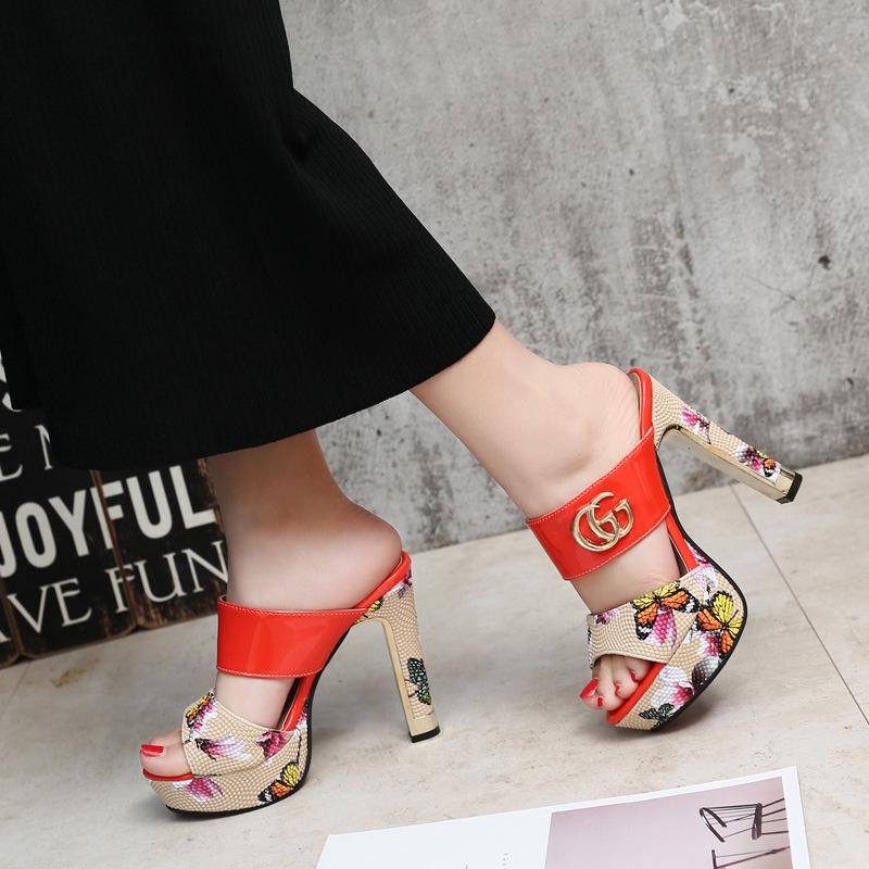 Chaussures été pour femme en Caoutchouc - Ref 3345406