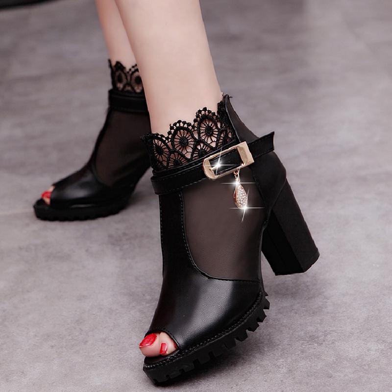 Chaussures été pour femme en Caoutchouc - Ref 3345464