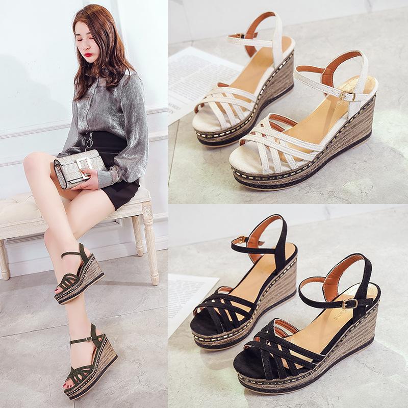 Chaussures été pour femme en Caoutchouc - Ref 3345511