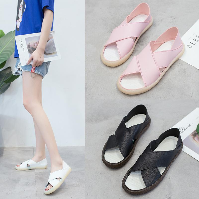 Chaussures été pour femme en Tendon de boeuf - Ref 3345521