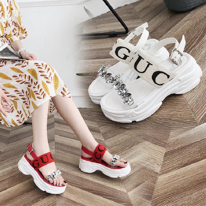 Chaussures été pour femme en Caoutchouc - Ref 3345553