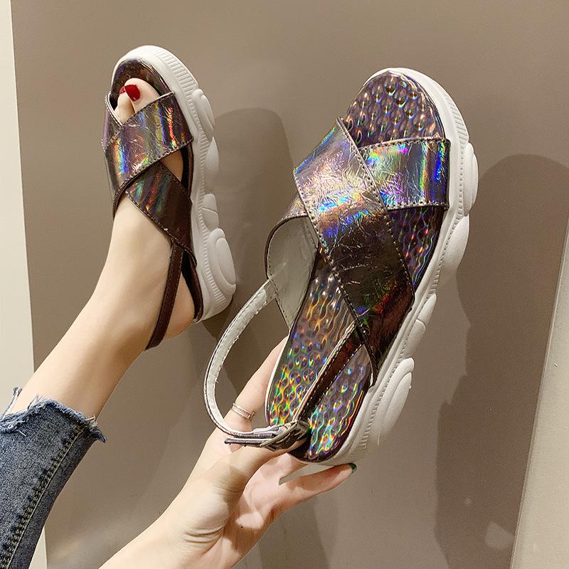 Chaussures été pour femme en Caoutchouc - Ref 3345580