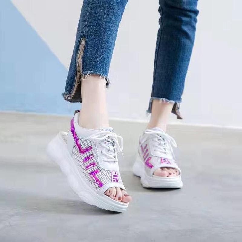 Chaussures été pour femme MENG YIQI en Caoutchouc - Ref 3345594