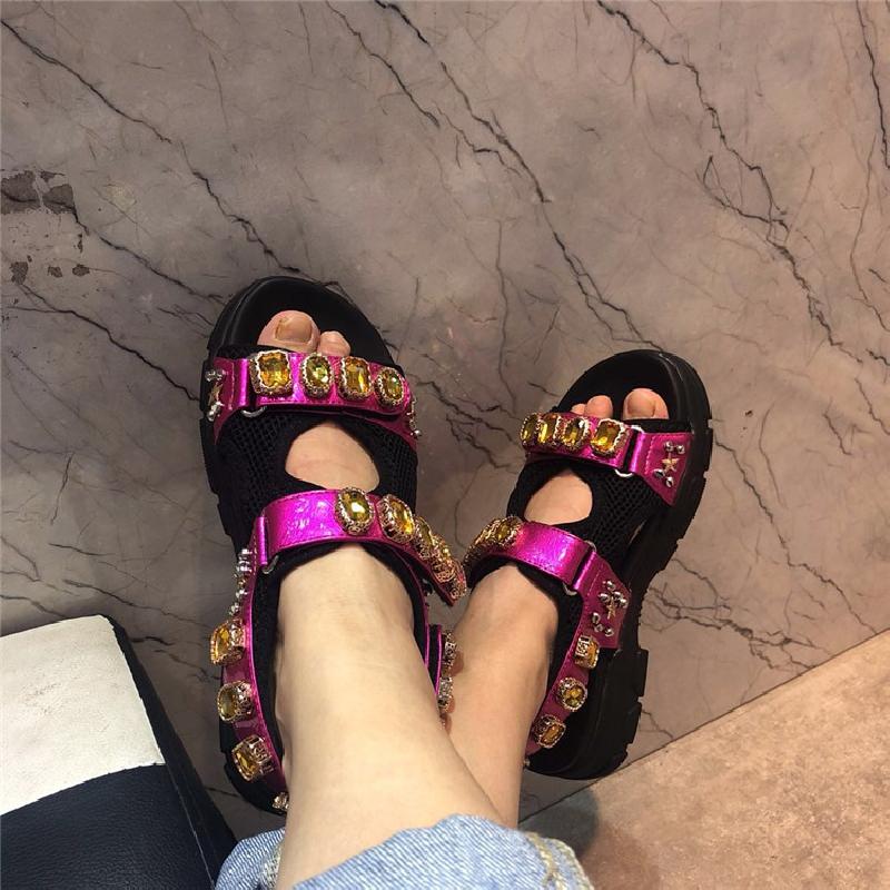 Chaussures été pour femme en Caoutchouc - Ref 3345697