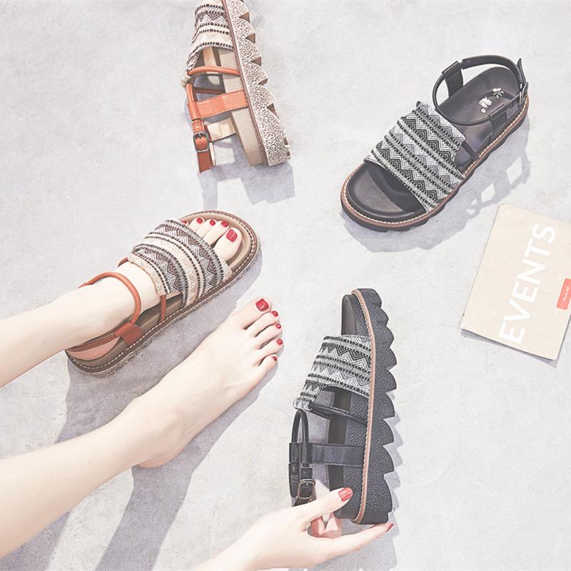 Chaussures été pour femme en Caoutchouc - Ref 3345732